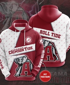 Personalized Alabama Crimson Tide Custom All Over Print Hoodie 3D