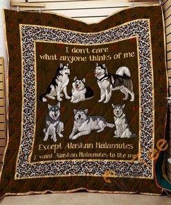 Personalized Alaskan Malamutes 09 Quilt Blanket Bedding Set