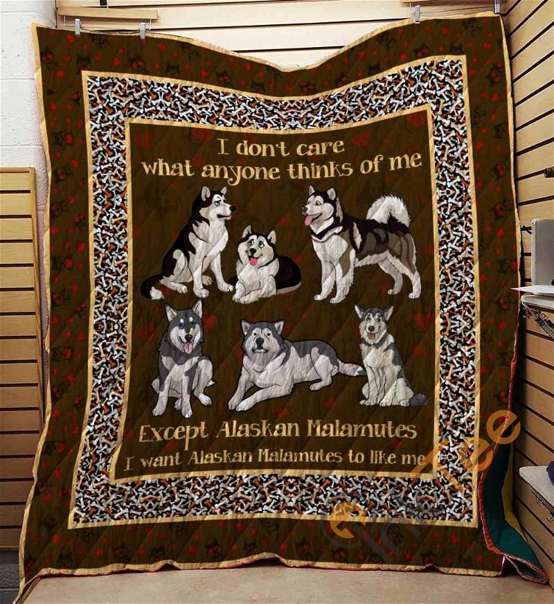 Personalized Alaskan Malamutes 09 Quilt Blanket Bedding Set