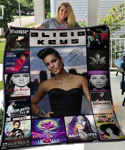 Personalized Alicia Keys Quilt Blanket Bedding Set
