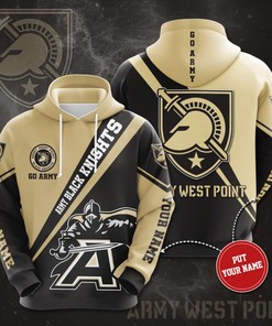 Personalized Army Black Knights Custom Hoodie 3D