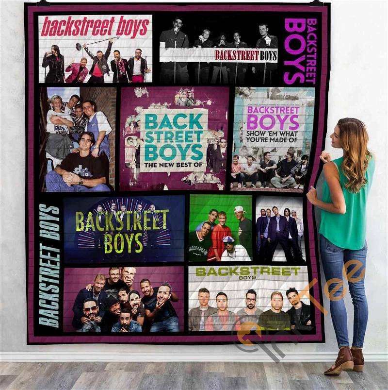 Personalized Backstreet Boys Fan Quilt Blanket Bedding Set