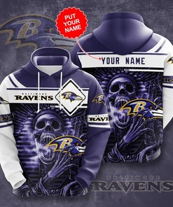 Personalized Baltimore Ravens Custom Hoodie 3D