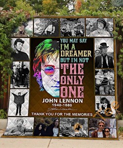 Personalized Best of John Lennon Quilt Blanket Bedding Set for Music Fans