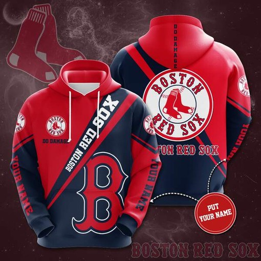 Personalized Boston Red Sox Custom Hoodie 3D