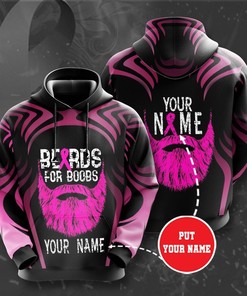 Personalized Breast Cancer Awareness Custom Sport All Over Print Hoodie 3D