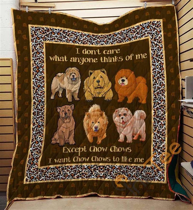 Personalized Chow Chows 09 Quilt Blanket Bedding Set for Dog Lovers