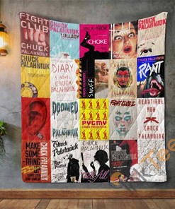 Personalized Chuck Palahniuk Books Themed Quilt Blanket And Bedding Set with 2 Pillowcases