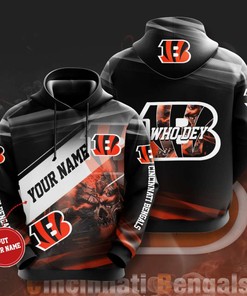 Personalized Cincinnati Bengals Custom Hoodie 3D