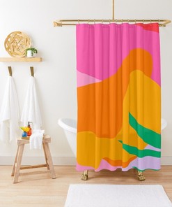 Personalized Colorful Shower Curtain For A Vibrant Bathroom Decor