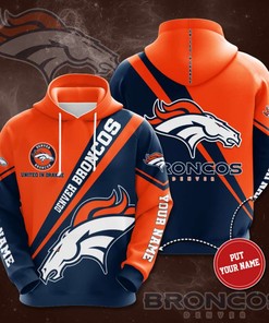 Personalized Denver Broncos Custom Hoodie 3D