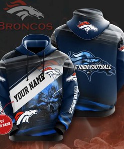 Personalized Denver Broncos Custom Sport All Over Print Hoodie 3D