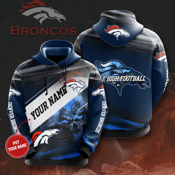 Personalized Denver Broncos Custom Sport All Over Print Hoodie 3D