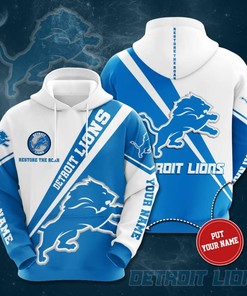Personalized Detroit Lions Custom Sport All Over Print Hoodie 3D
