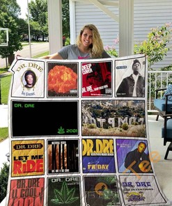 Personalized Dr. Dre Themed Quilt Blanket And Bedding Set with 2 Pillowcases