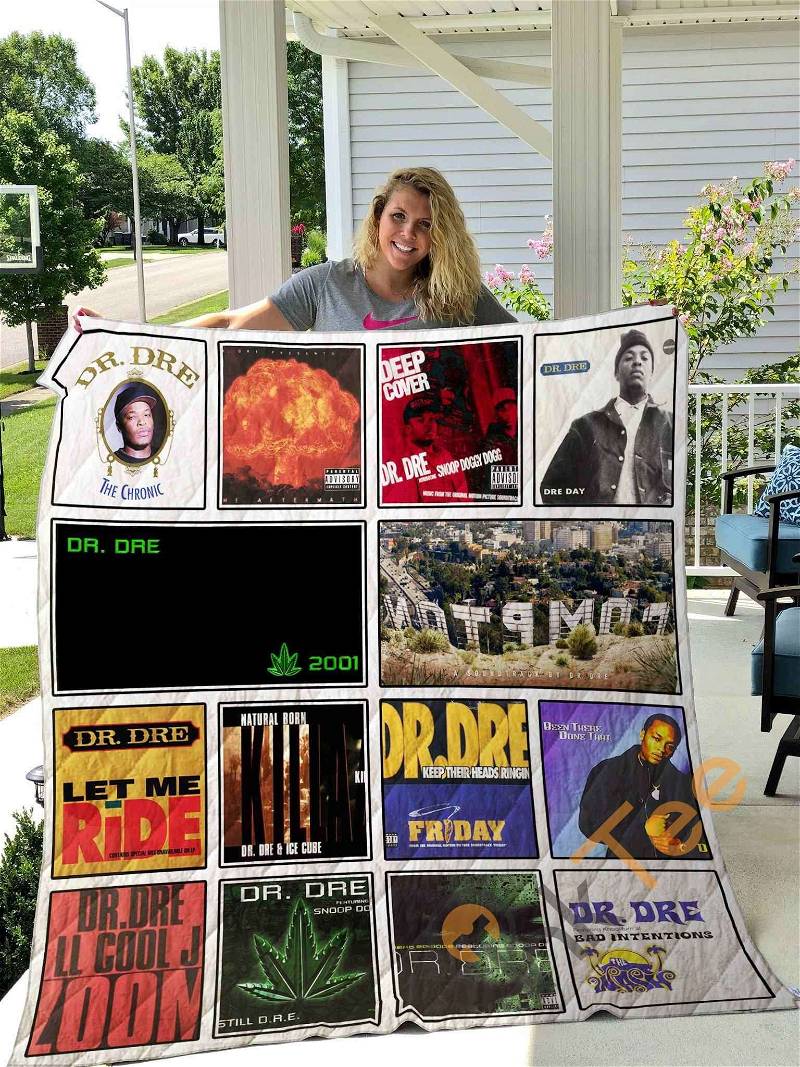 Personalized Dr. Dre Themed Quilt Blanket And Bedding Set with 2 Pillowcases