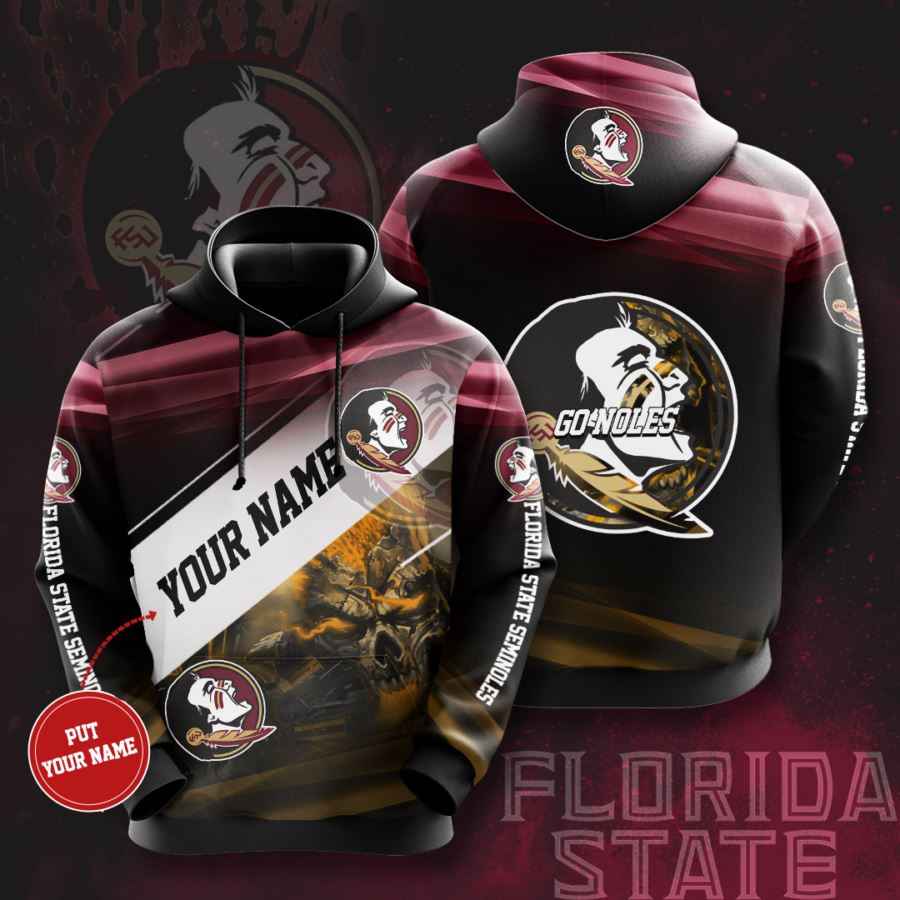Personalized Florida State Seminoles Custom Sport All Over Print Hoodie 3D