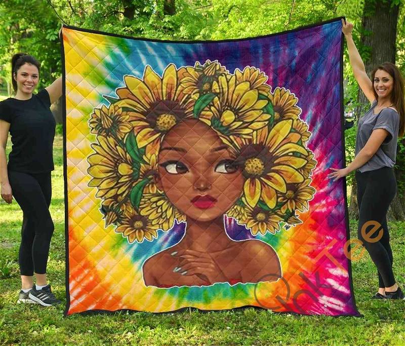 Personalized Hippie Quilt Blanket Bedding Set for Bohemian Style