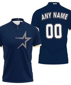 Personalized Houston Astros 00 Anyname 1997 Throwback Players Navy Jersey Inspired Style Gift For Houston Astros Fans Polo Shirt