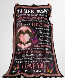 Personalized How Special You Are To Me Fleece Blanket For Wife Girlfriend Birthday82