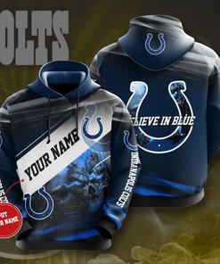 Personalized Indianapolis Colts Custom Sport All Over Print Hoodie 3D