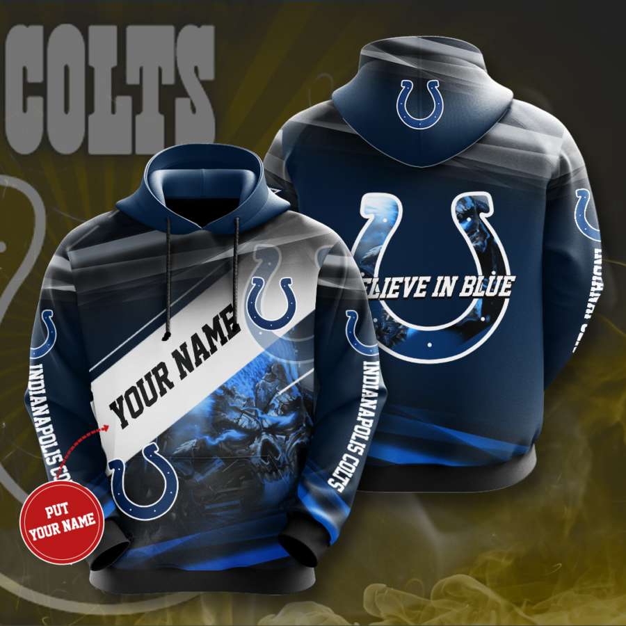 Personalized Indianapolis Colts Custom Sport All Over Print Hoodie 3D