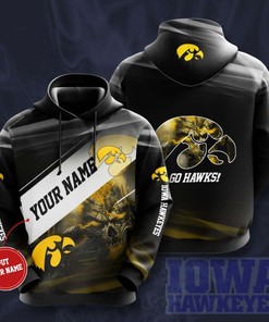 Personalized Iowa Custom Sport All Over Print Hoodie 3D