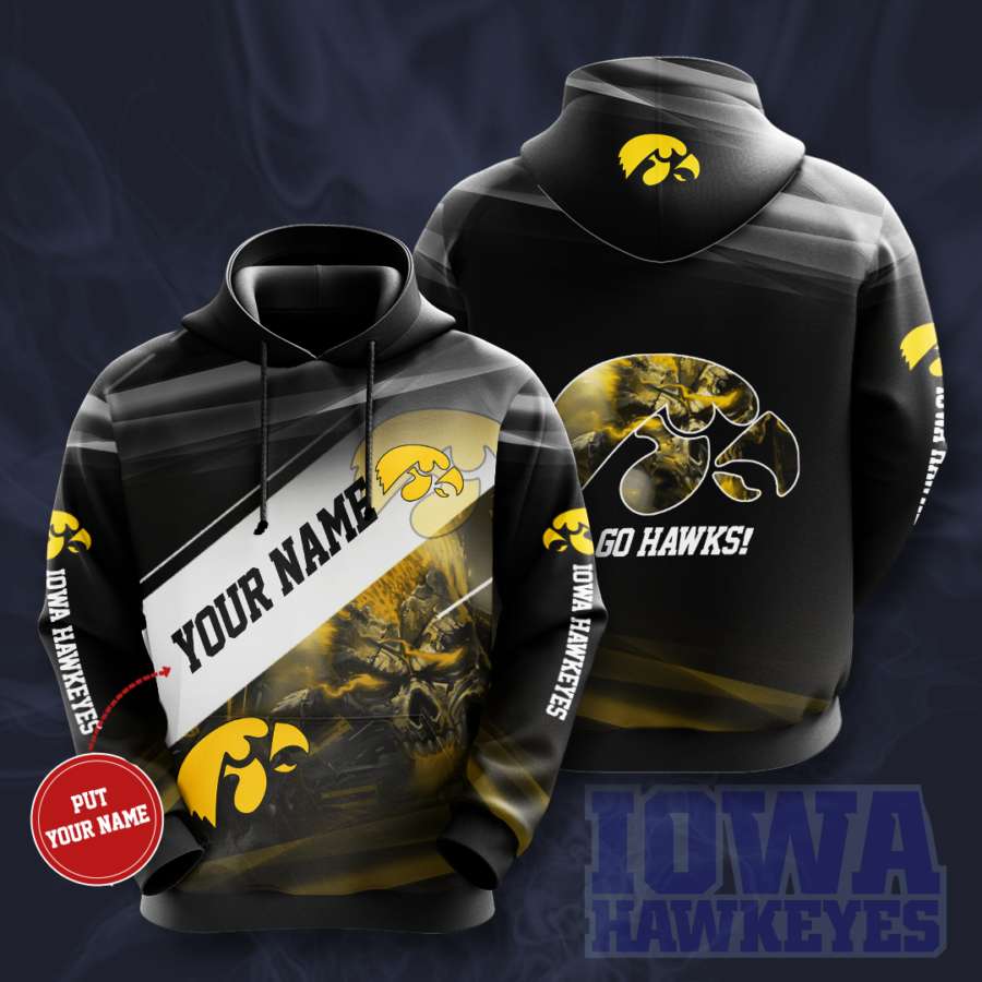 Personalized Iowa Custom Sport All Over Print Hoodie 3D