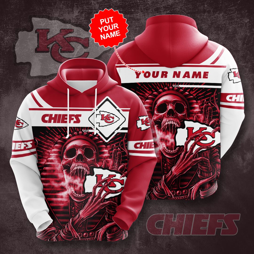 Personalized Kansas City Chiefs Custom Sport All Over Print Hoodie 3D 1