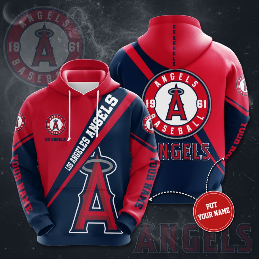 Personalized Los Angeles Angels Custom Hoodie 3D