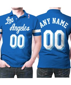 Personalized Los Angeles Lakers 1996-97 Hardwood Classics Royal Blue Jersey Inspried Style 3D All Over Print Polo Shirt
