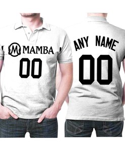 Personalized Mamba Tribute Any Name 00 White Allover Design 3D All Over Print Polo Shirt