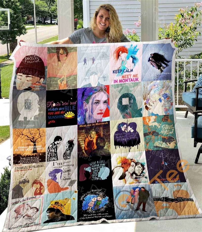 Personalized Meet Me In Montauk Themed Quilt Blanket And Bedding Set with 2 Pillowcases