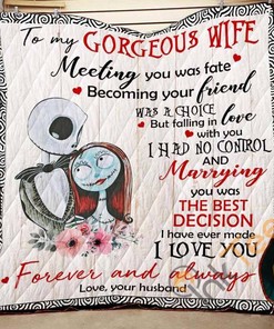 Personalized Meeting You Was Fate Bedding Set with Quilt Blanket
