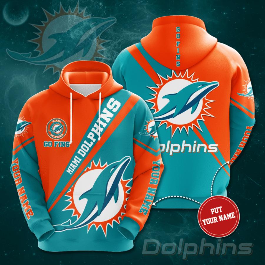 Personalized Miami Dolphins 3D Hoodie For Fan