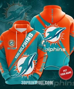 Personalized Miami Dolphins Md 3D Hoodie