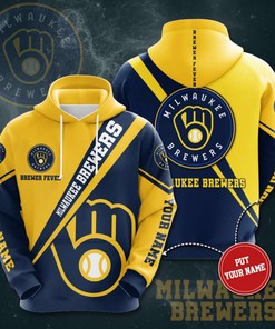 Personalized Milwaukee Brewers Custom Hoodie 3D