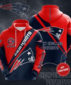 Personalized New England Patriots Custom Sport All Over Print Hoodie 3D