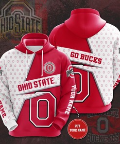 Personalized Ohio State Buckeyes Custom All Over Print Hoodie