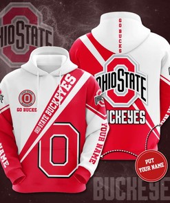 Personalized Ohio State Buckeyes Custom Hoodie 3D