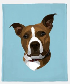 Personalized Pet Art Dogs Are Not Our Whole Life But They Make Our Lives Whole Dog Lover Gift Sherpa Fleece Blanket
