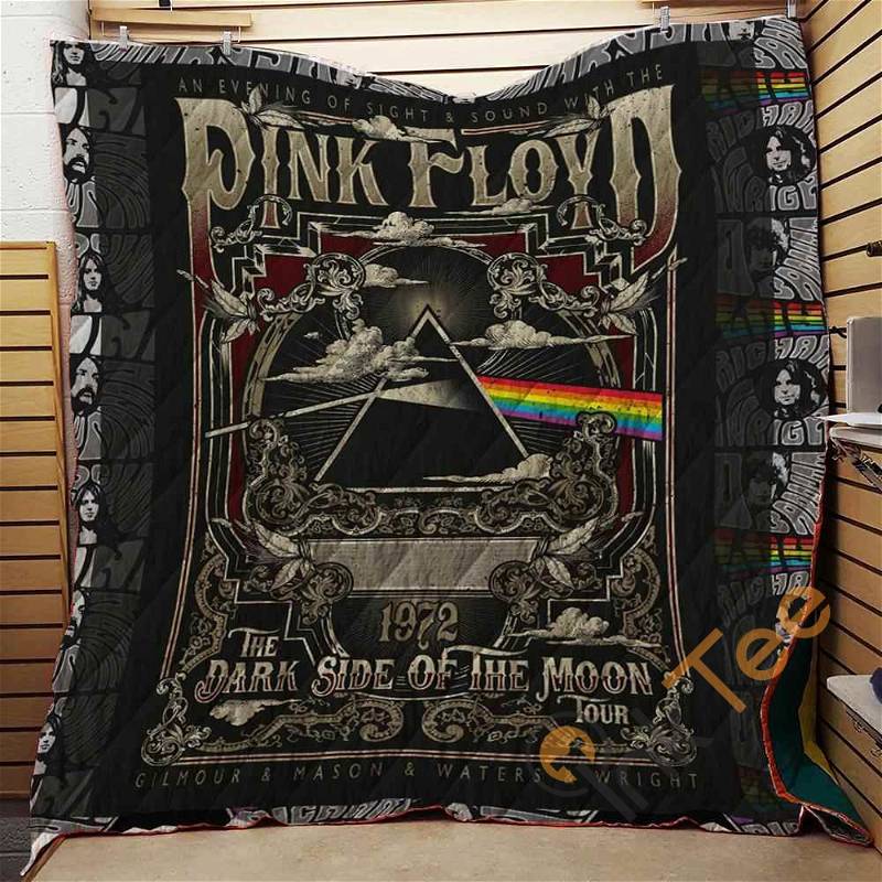 Personalized Pink Floyd Themed Quilt Blanket And Bedding Set with 2 Pillowcases