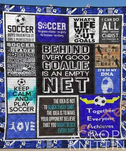 Personalized Soccer Quilt Blanket Bedding Set for Sports Fans