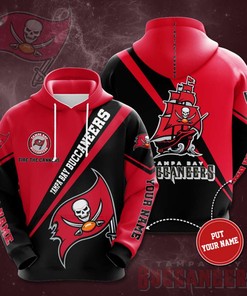Personalized Tampa Bay Buccaneers Custom Hoodie 3D