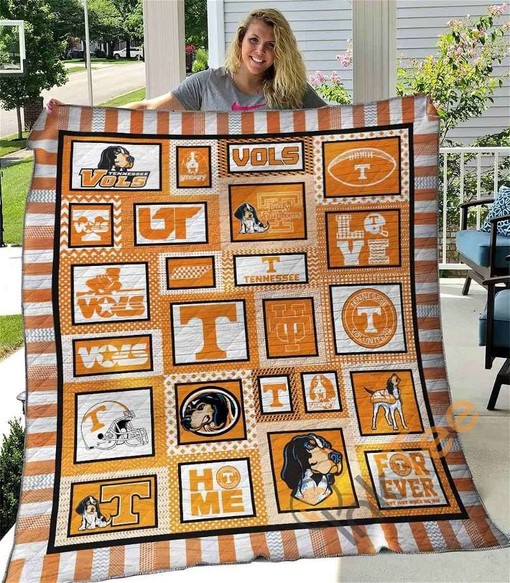 Personalized Tennessee Volunteers Sports Quilt Blanket Bedding Set