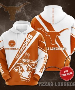 Personalized Texas Longhorns Custom Hoodie 3D