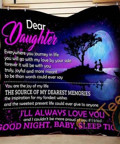 Personalized To Daughter: Wherever Your Journey Takes You Quilt Blanket Bedding Set