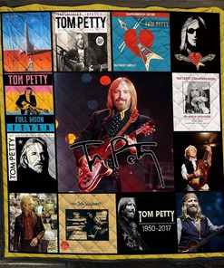 Personalized Tom Petty Albums Quilt Blanket Gift for Lovers