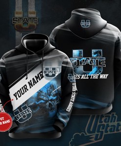 Personalized Utah State Aggies Custom Hoodie 3D