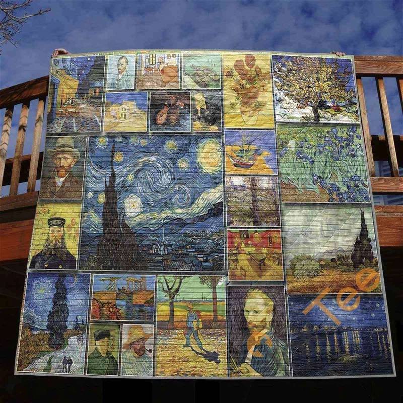 Personalized Van Gogh Collection Quilt Blanket Bedding Set